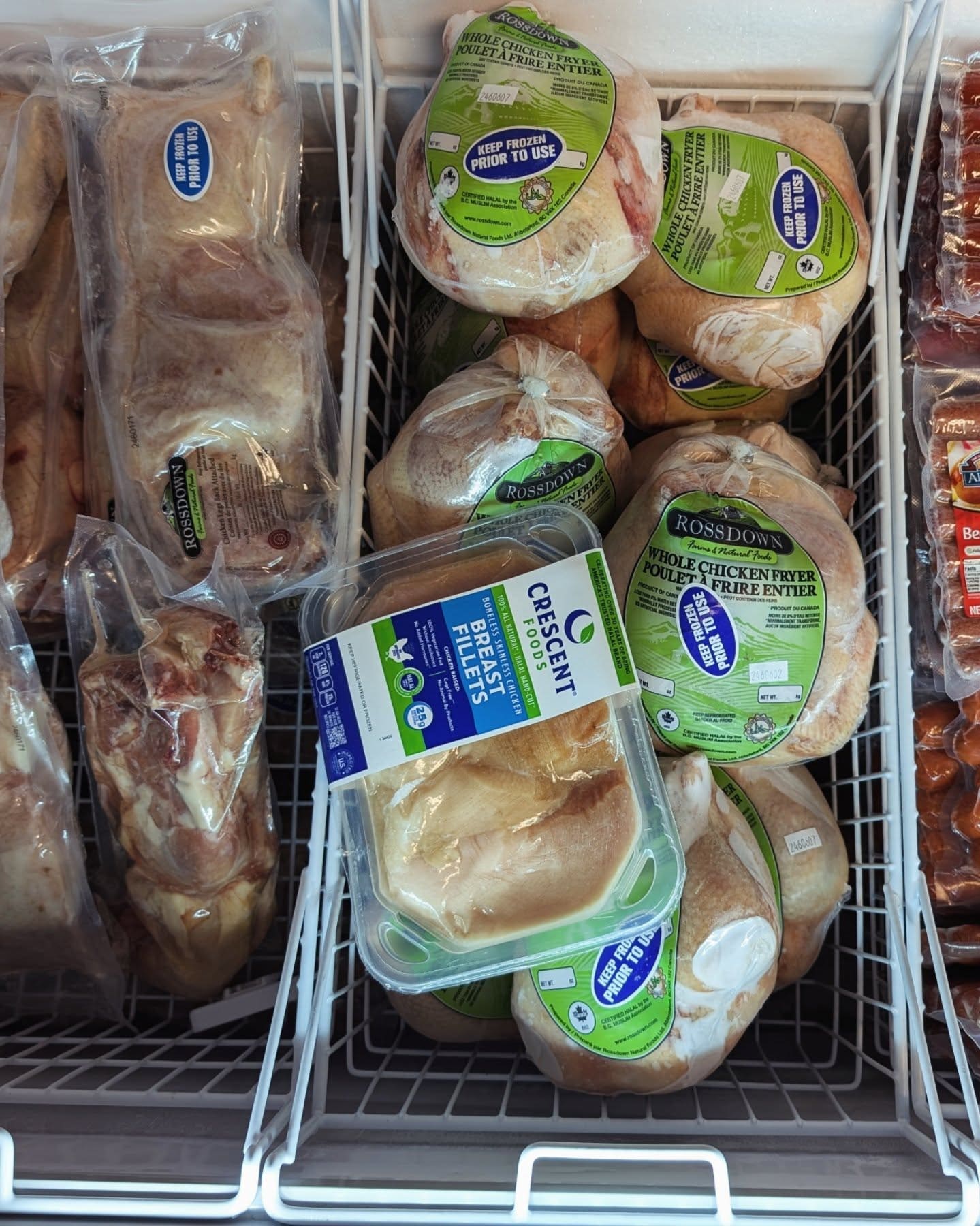 Imported grocery products stocked at Dama Rose