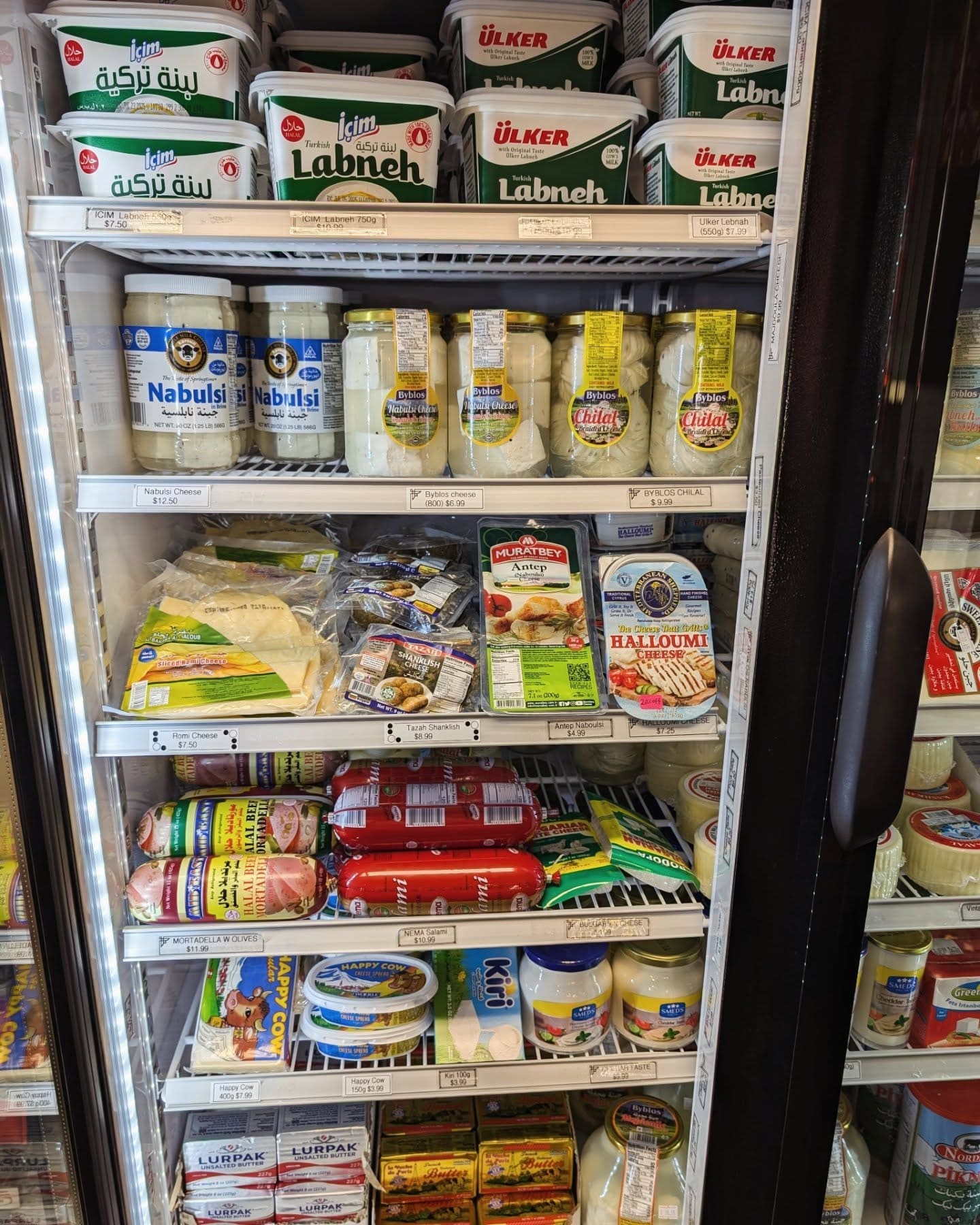 Imported grocery products stocked at Dama Rose