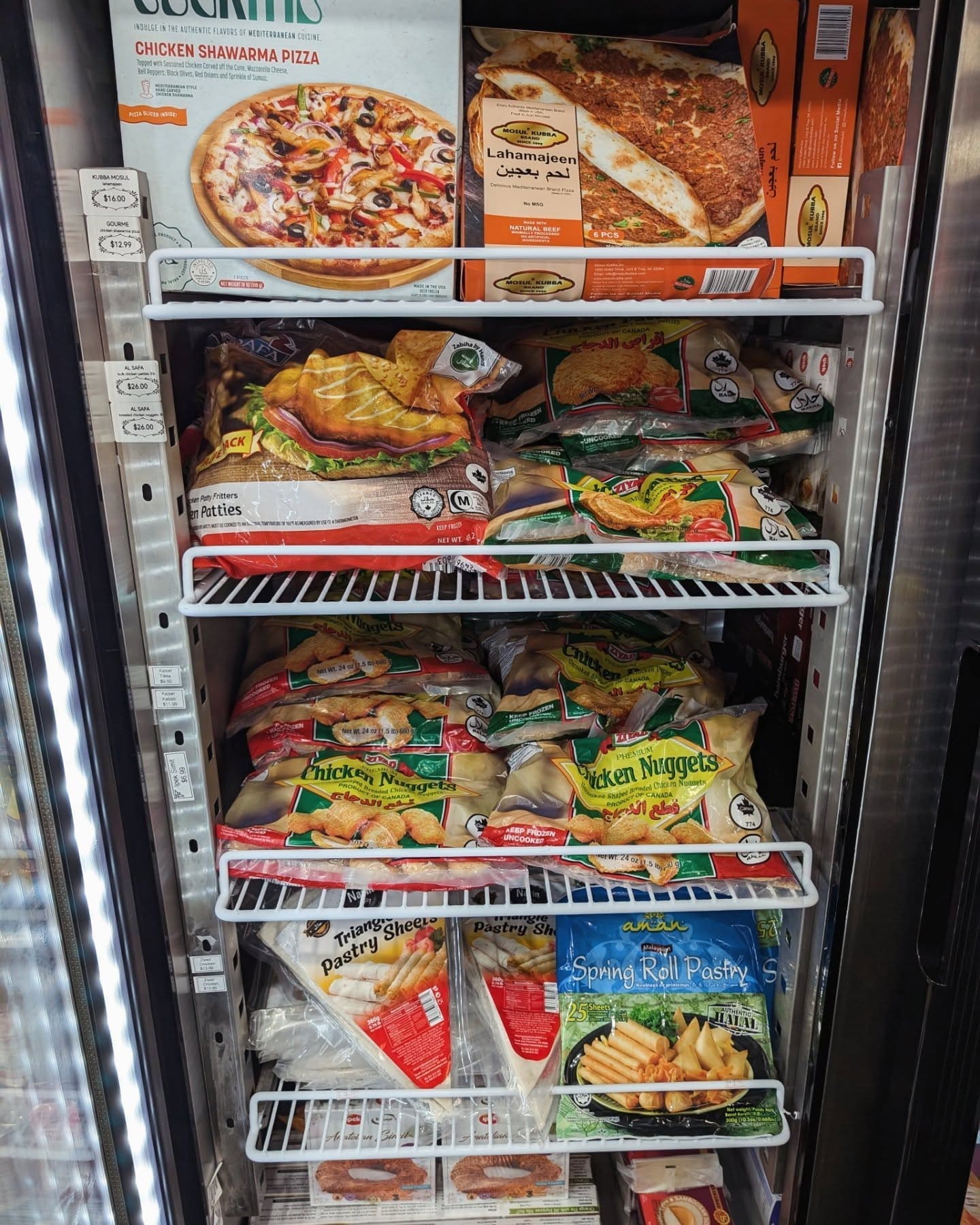 Imported grocery products stocked at Dama Rose